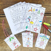 Colour In Christmas Cards and Gift Tags