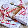 Colour In Christmas Wrapping Paper, 3 sheets