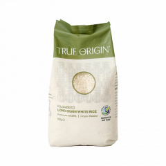 True Origin Long Grain White Rice, 500g