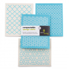 Compostable Sponge Cleaning Cloths - Moroccan (set of 4)