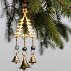 Recycled Brass Chime Christmas Tree
